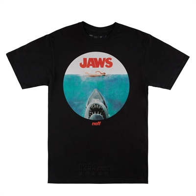 【联名款JAWS x NEFF】男运动T恤