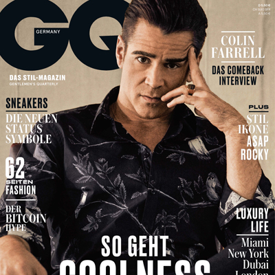 2018年02月德国《GQ》男装系列款式期刊