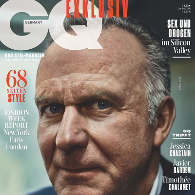 2018年04月德国《GQ》男装系列款式期刊