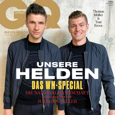2018年07月德国《GQ》男装系列款式期刊