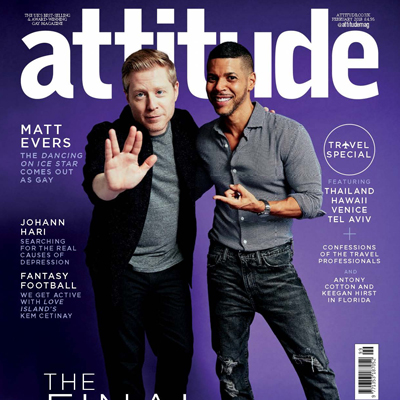 2018年02月英国《Attitude》男装系列款式期刊