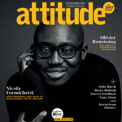 2018年09月英国《Attitude》男装系列款式期刊