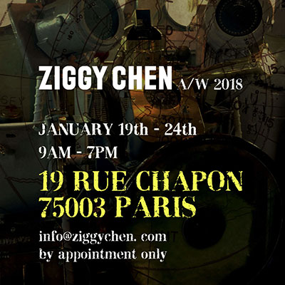 中国《ziggy chen》2019-20潮流前卫男装