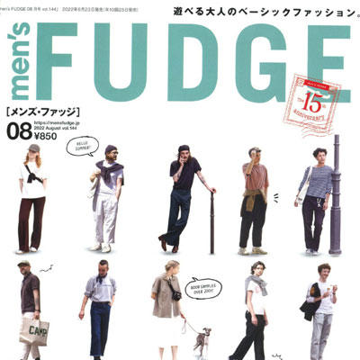 2022年08月刊《Men''s Fudge》男装时尚杂志